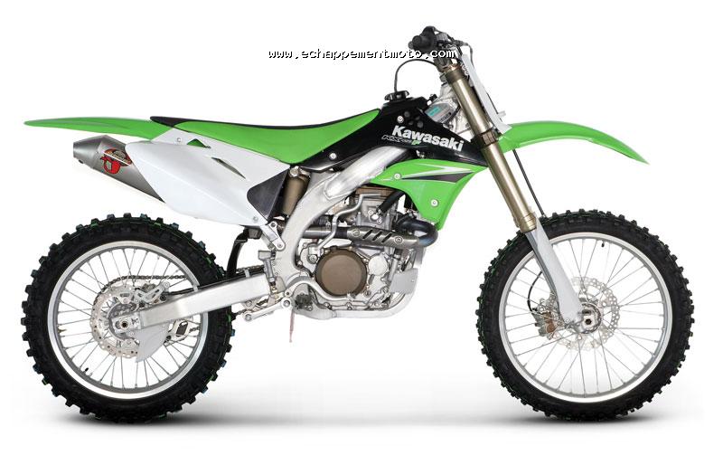 ECHAPPEMENT MOTO AKRAPOVIC SLIP-ON SYSTEM KAWASAKI KX 450 F (2007)